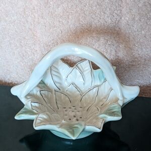 Vtg Flower Trinket Dish